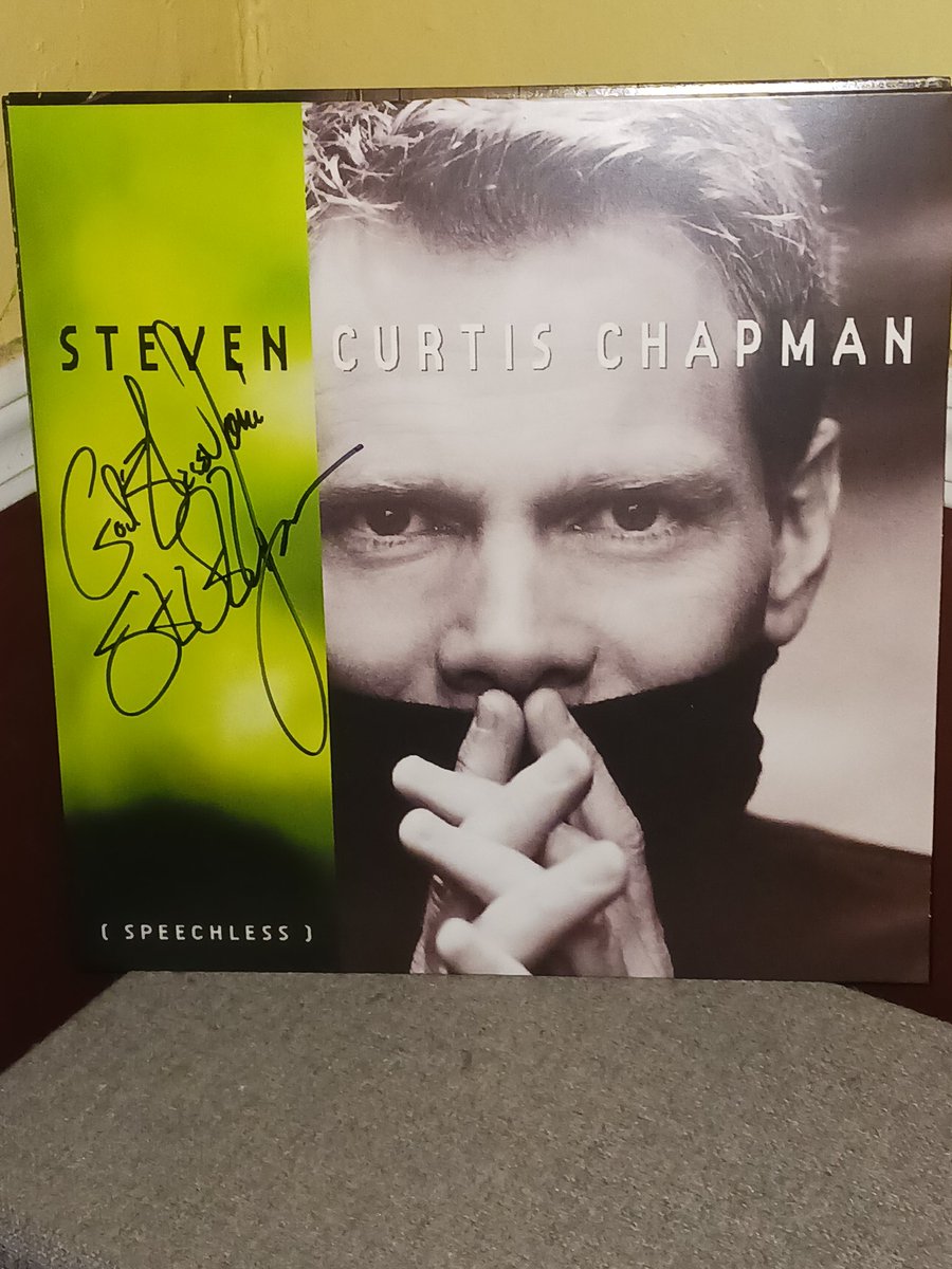 Jesse (Taylor's Version) (@jswiftie1324) on Twitter photo After being a fan my whole life, I FINALLY have something signed by <a href="/StevenCurtis/">Steven Curtis Chapman</a>!!! It's the 25th anniversary vinyl of Speechless! After being a fan my whole life, I FINALLY have something signed by <a href="/StevenCurtis/">Steven Curtis Chapman</a>!!! It's the 25th anniversary vinyl of Speechless!