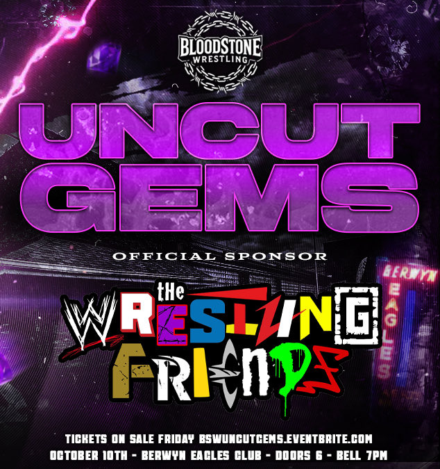 BLOODSTONE WRESTLING (@bloodstonewres) on Twitter photo 💎 UNCUT GEMS 💎
A special thank you and shout out to our pals <a href="/twfchicago/">The Wrestling Friends</a> for sponsoring #BSWGems
Be sure to give them a follow!
#BloodstoneWrestling 💎 UNCUT GEMS 💎
A special thank you and shout out to our pals <a href="/twfchicago/">The Wrestling Friends</a> for sponsoring #BSWGems
Be sure to give them a follow!
#BloodstoneWrestling