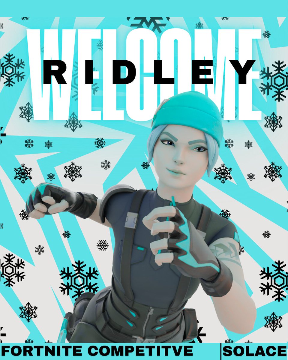 SolaceEsport's tweet photo. Ridley’s in the game now—let's see if the competition can handle the heat! Welcome Ridley to Solace Esports
#SolaceStrong https://t.co/i0oq7TdTut