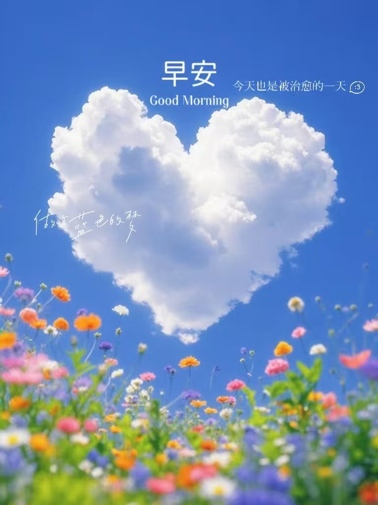 60张最新早上好表情图片大全，问候遥相送，祝福情意浓, image size:768x1024