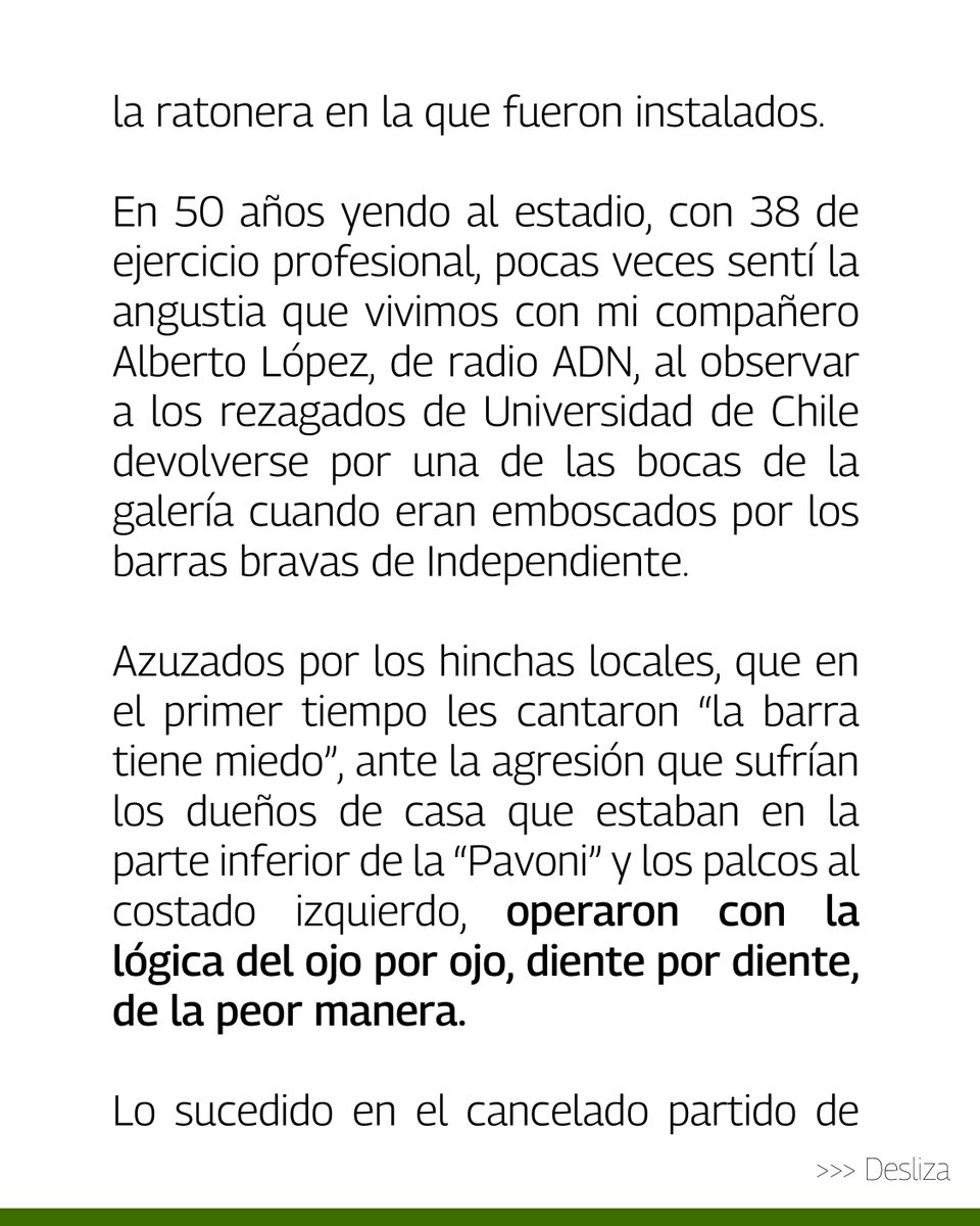 Columna de opinión de Danilo Díaz | Horror, brutalidad y negligencia criminal 

<a href="/HinchaPuma/">Danilo Díaz</a>