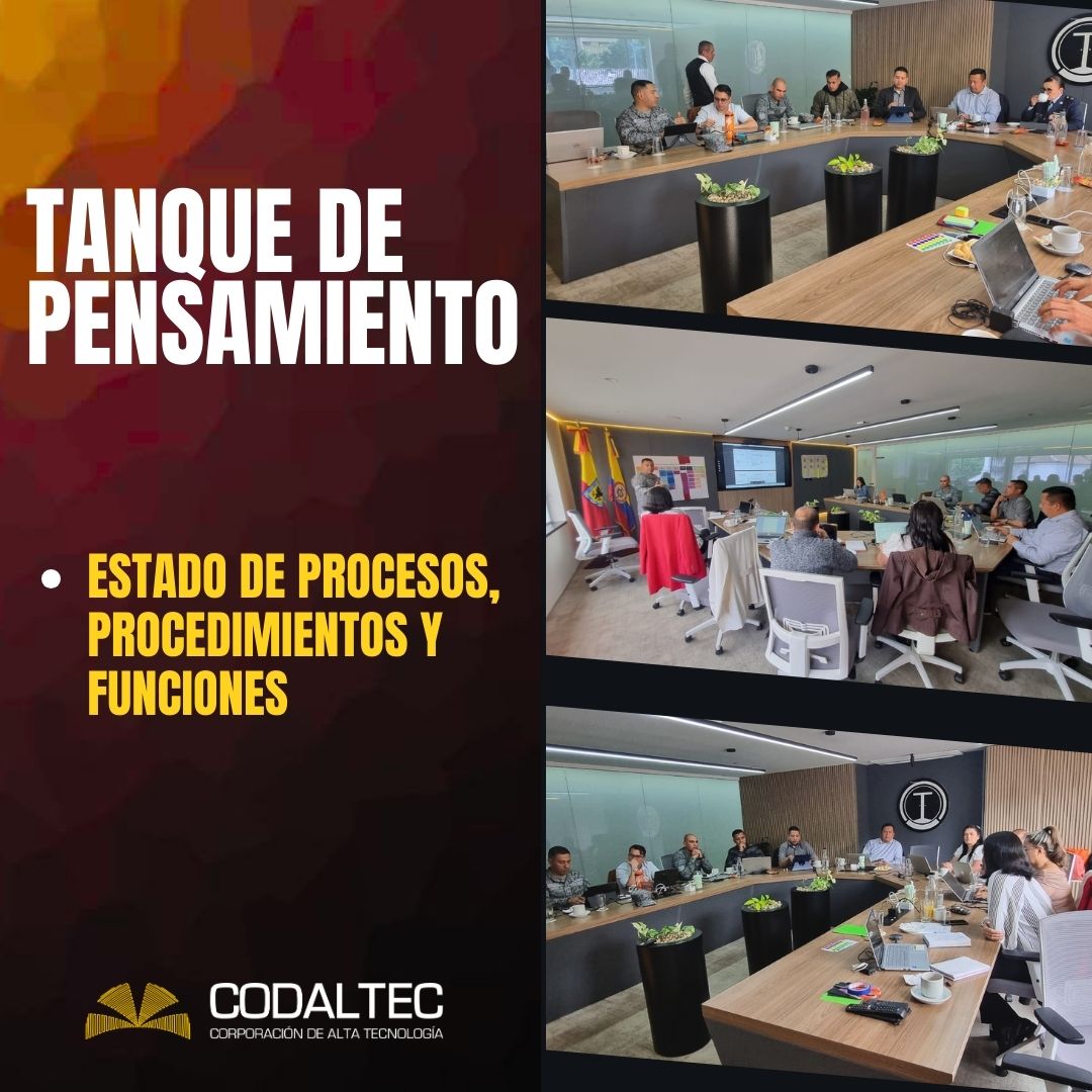 Codaltec's tweet image. 💡Nuestros Directivos de participaron en el Tanque de Pensamiento, espacio estratégico para analizar procesos y fortalecer la gestión institucional.

✅ Avanzamos en el cumplimiento de nuestra misión.

#CODALTEC #GestiónEficiente #Innovación #Liderazgo