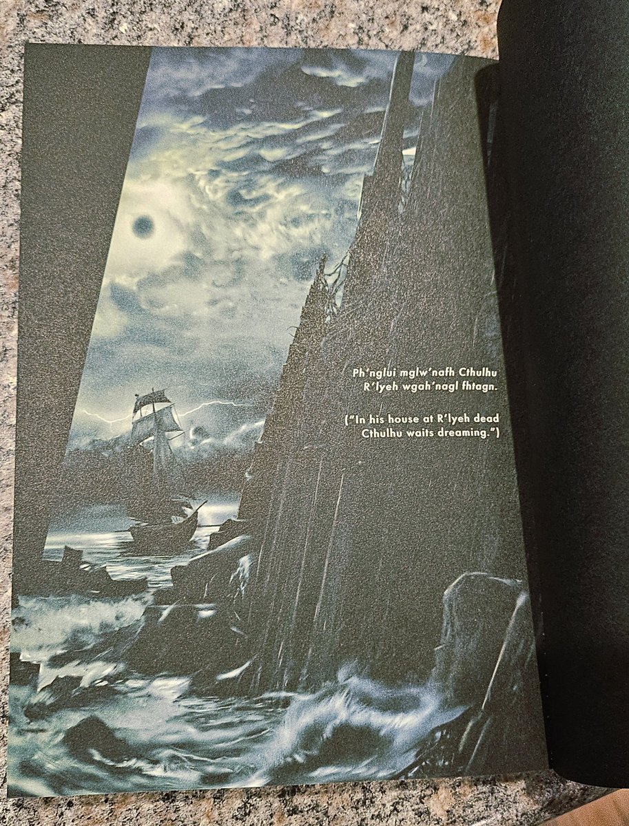 First published in 1928, "The Call of Cthulhu," rendered in chilling detail by modern manga horror master Gou Tanabe, is the most famous of all H.P. Lovecraft's stories...

This visual representation of CoC is the finest adaptation that I have ever come across, in any visual