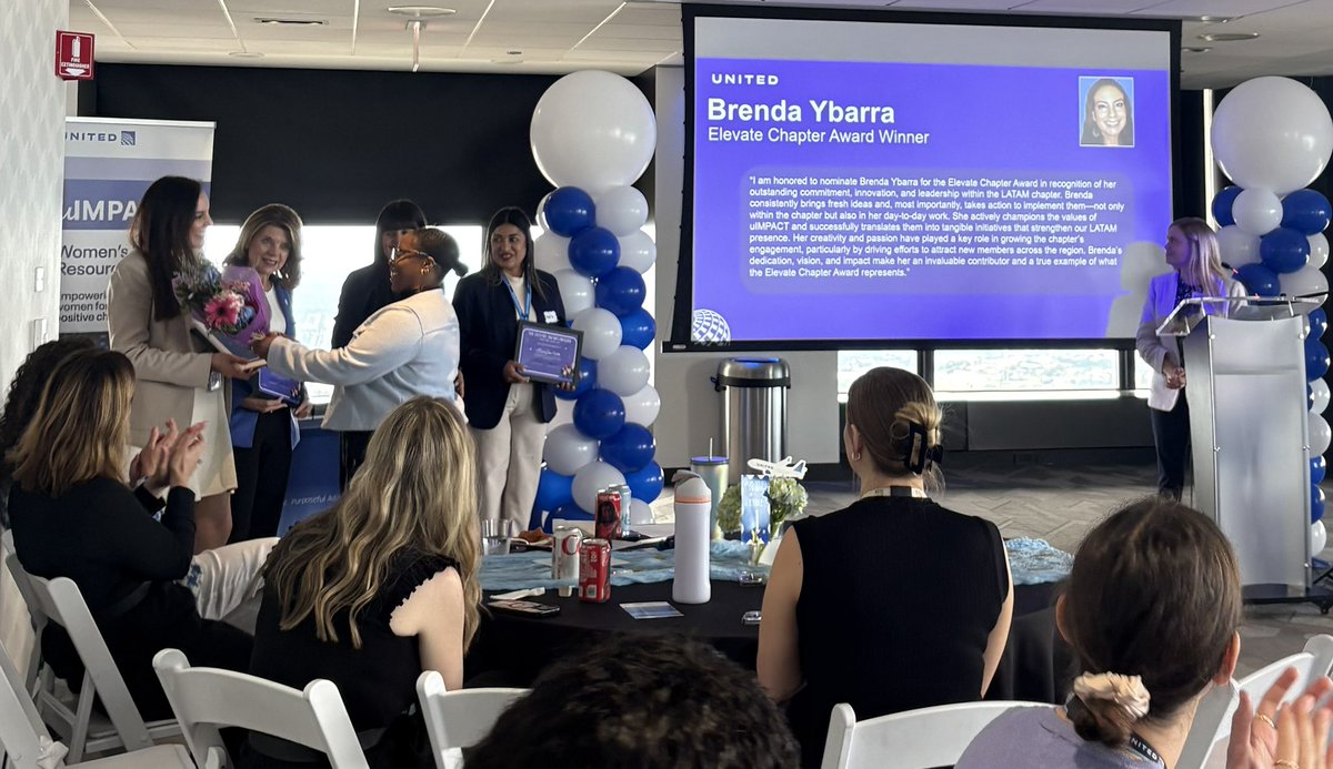 brendaybarra's tweet photo. Honored to receive the Shero Award on the Elevate Chapter Category from @united uIMPACT! Grateful to for the nomination Fer, and to the amazing uIMPACT team who went above and beyond in organizing such an uplifting and inspiring event.
#SheroAward #Elevate #uIMPACT https://t.co/7rIsUyeMtv