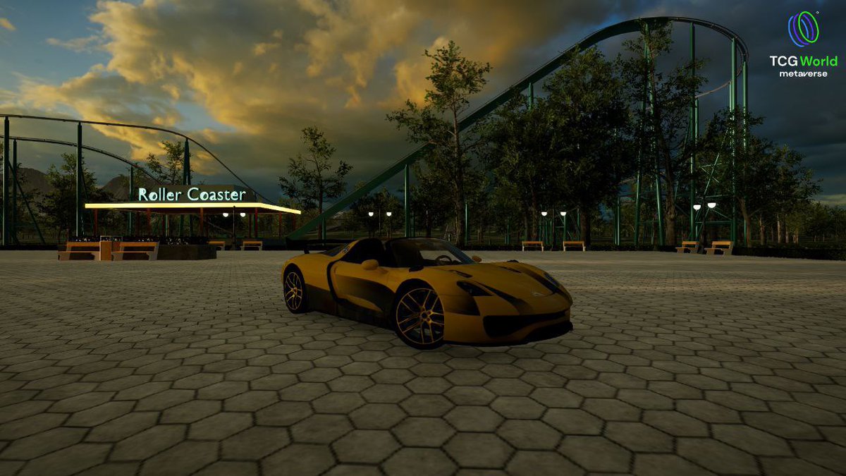 The perfect car ready for travelling the vast #Metaverse that is #TCGWorld 

At a staggering 900 sq KM this is one way for us to explore &amp; hunt down the rarest of Sprites. Complete quests &amp; discover hidden secrets tucked away that may not be seen from the skies 🐉

<a href="/PlayTCGWorld/">TCG World</a>