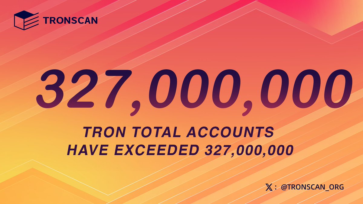 BTCimad's tweet image. 🚀 #TRON يكسر الأرقام القياسية!
327 مليون حساب الآن على الشبكة 🎉
هذا النمو الضخم يثبت أن المجتمع يثق في TRON، وأن النظام البيئي جاهز للمرحلة القادمة من Web3. كل حساب جديد هو خطوة نحو مستقبل أكثر ابتكارًا ولامركزية 🌐✨

@justinsuntron @trondao
@TronDao_AR
#TRONGlobalFriends
🔥