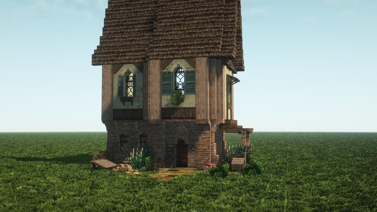 A quick mock up of a home made completely from Believe Mod!! 
#believemod #minecraft