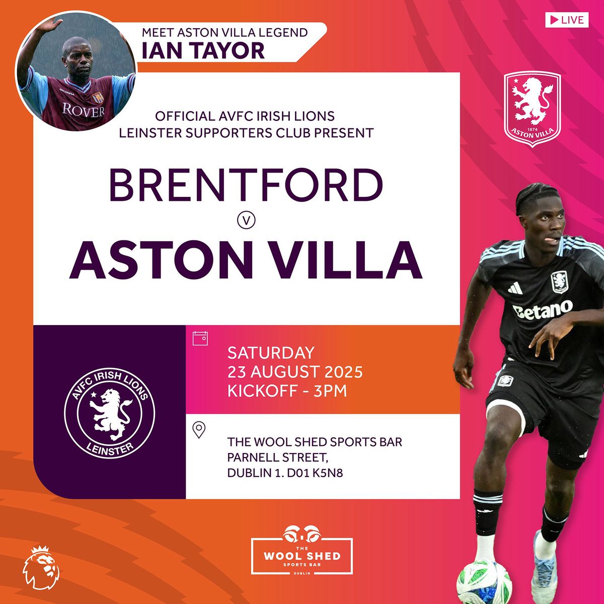 An update to the meet on Saturday is former player and legend <a href="/IanTaylor7/">Ian Taylor(Only one😁)</a> will be joining us to watch the match <a href="/woolshedbaa/">The Wool Shed</a>