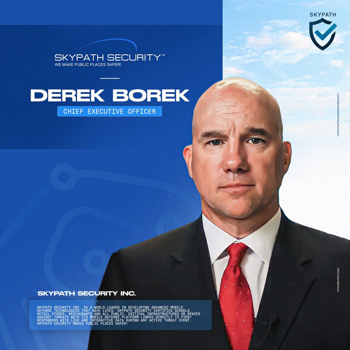 Big ideas, bold vision. Meet CEO, Derek Borek, leading our vision for the future of security. ⚡️🔒#Leadership