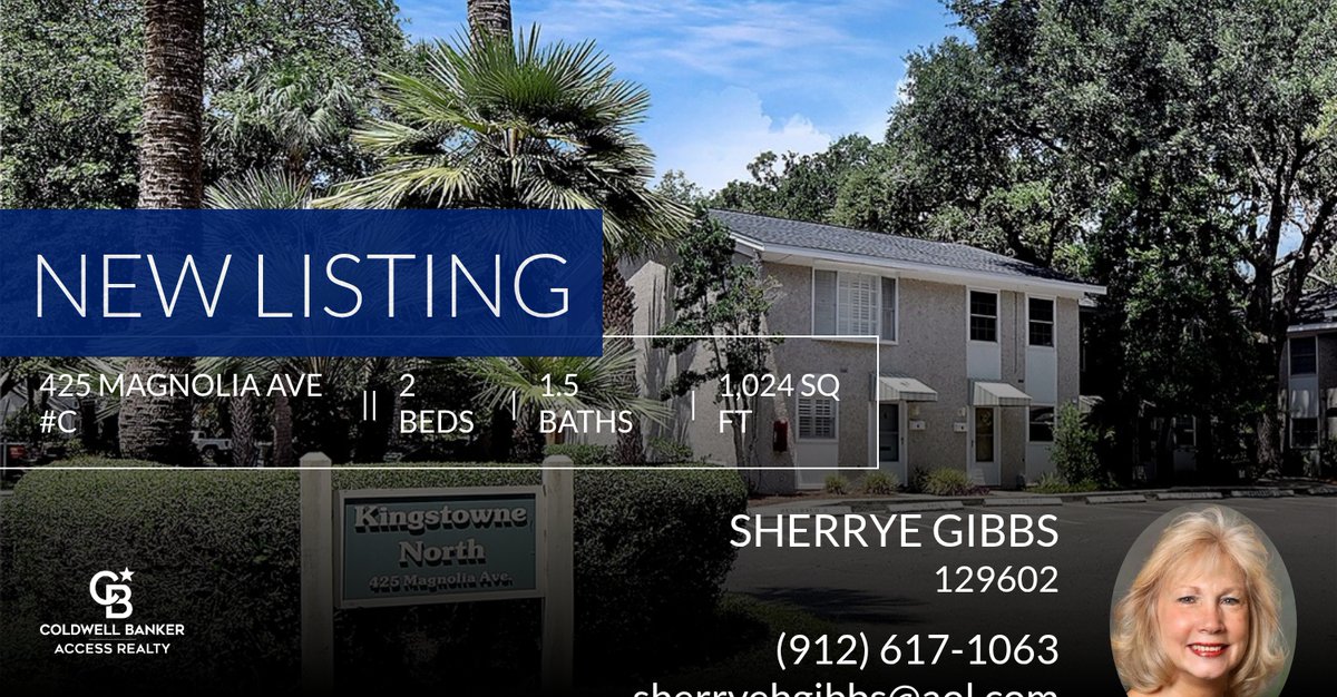 SherryeGibbs's tweet photo. 📍 New Listing 📍 Take a look at this fantastic new property that just hit the market located at 425 Magnolia Ave #c in St Simons Island. Reach out here or at (912) 617-1063 for more information

Talk to me, you'll like what you he... https://t.co/TymqgQ8tEz https://t.co/Xr2fGxuhus