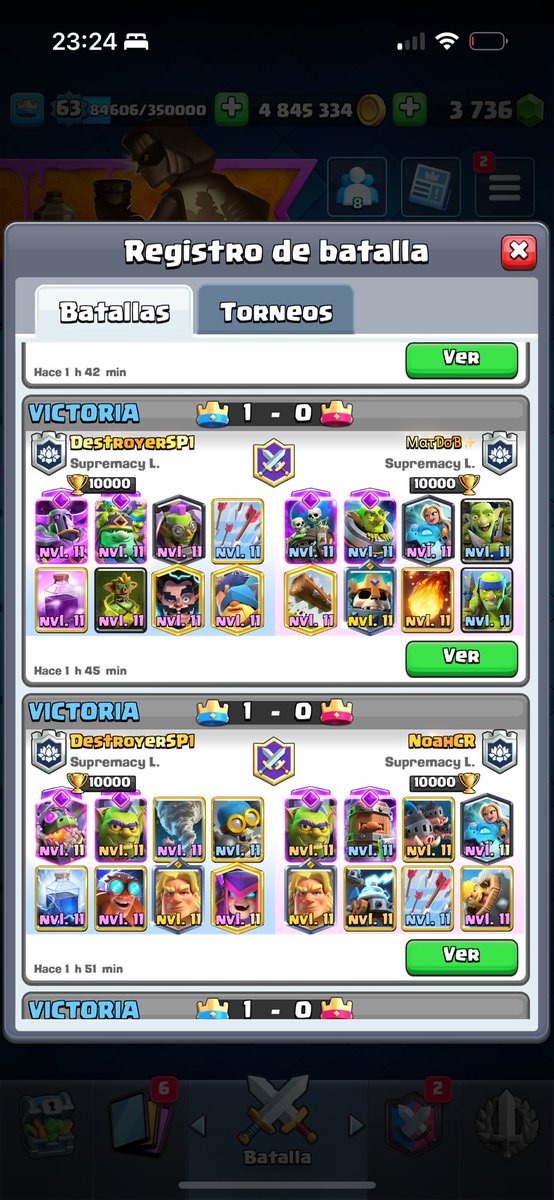 Contento con mi debut con la <a href="/SeleccionEspCR/">Seleccion Española Clash Royale</a> aportando mi granito de arena en el koth. Los matchups no fueron los mejores pero se sacaron adelante.🙌🇪🇸