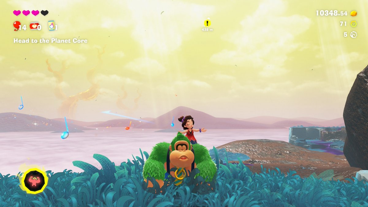 CryoWeasel's tweet photo. Ive been burying myself in Donkey Kong Banaza and have been enjoying it so far. I'm really digging the music! They might havs struck gold with this one. https://t.co/ngWpo8e6dA