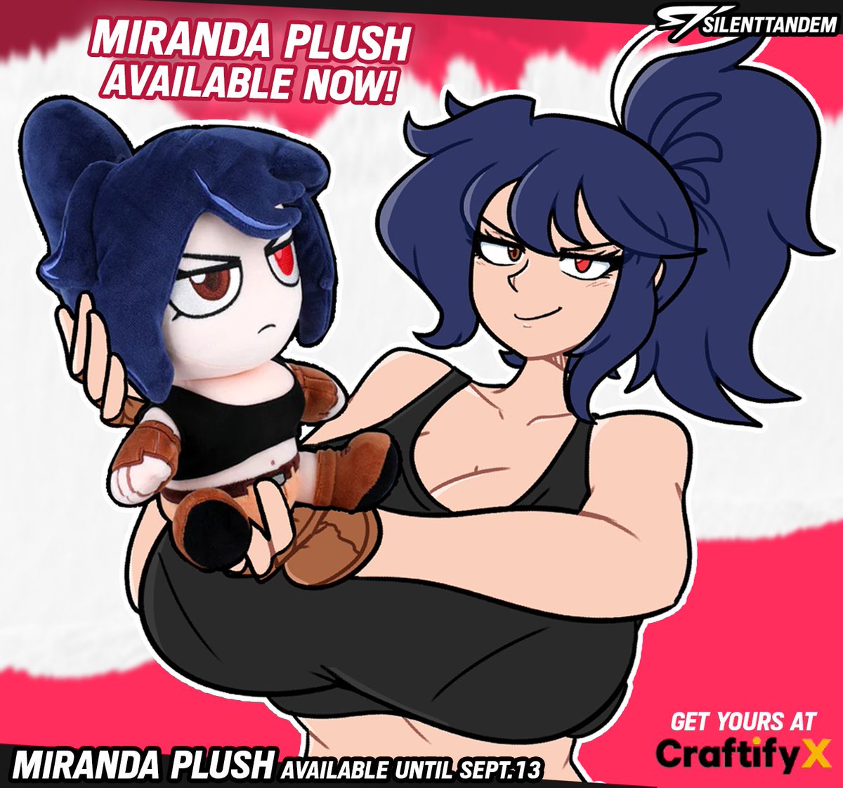 SilentTandem's tweet image. 💙 MIRANDA PLUSH - AVAILABLE NOW ❤️

New art of my OC Miranda to celebrate the launch of her plush campaign! 👀💞

GET HER HERE!:
craftifyx.com/products/miran…