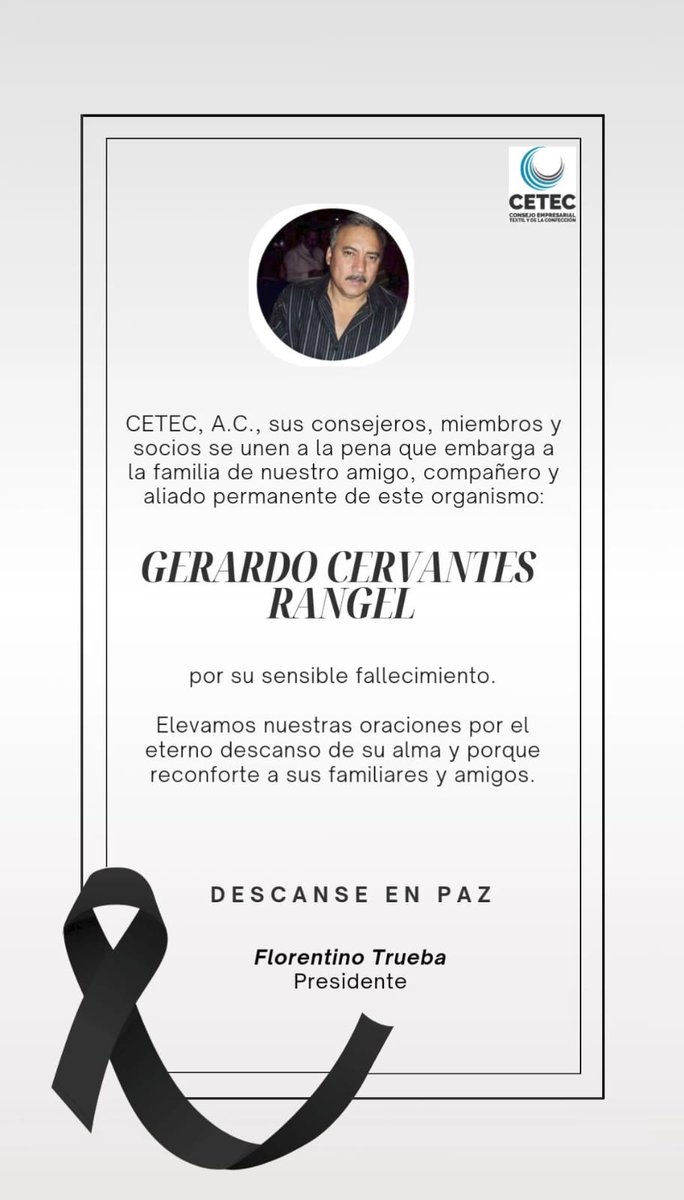 CETEC_AC's tweet photo. Gracias por todo Gerardo; un abrazo a donde quiera que estés https://t.co/daioWqriOI