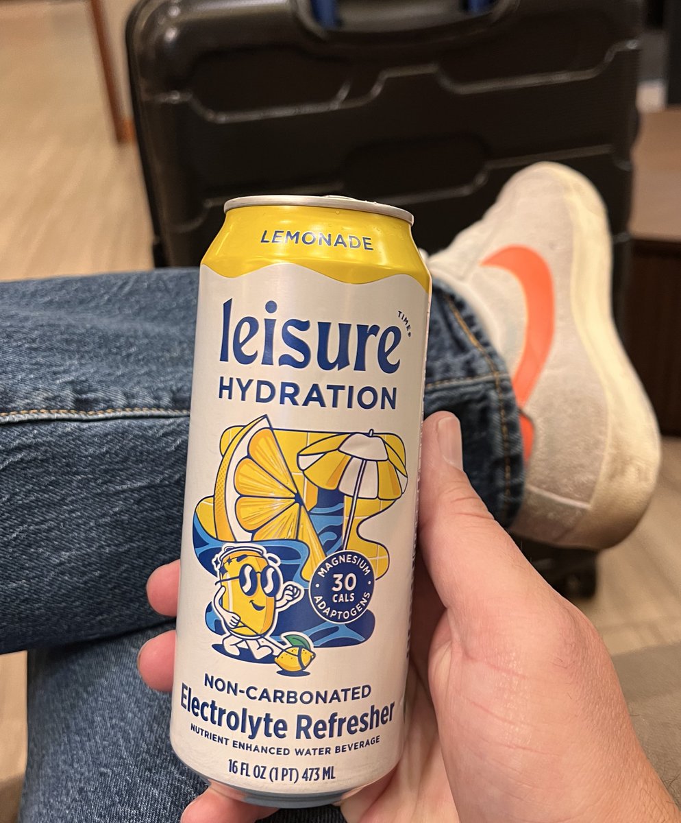 Best beverage as I can finally sit and relax after Newtopia