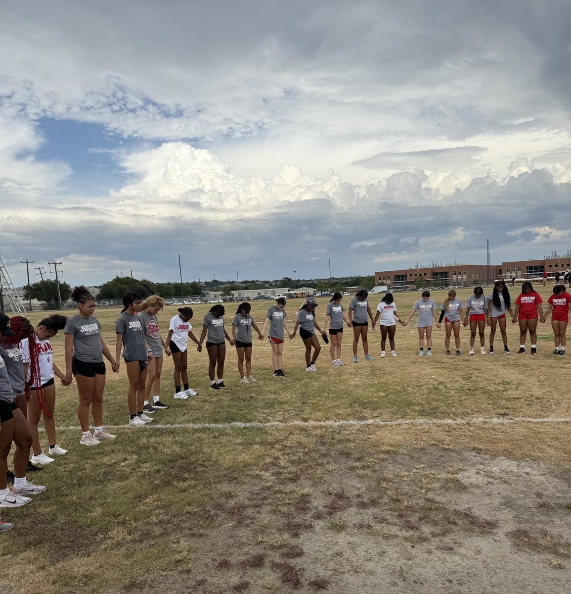 Love opportunities for programs to train together 🚀🤍 Track &amp; Volleyball got some good training in today! #RocketPride <a href="/JISD_ATHLETICS/">Judson ISD Athletics</a> <a href="/rocketvball12/">Judson Rocket Volleyball</a>