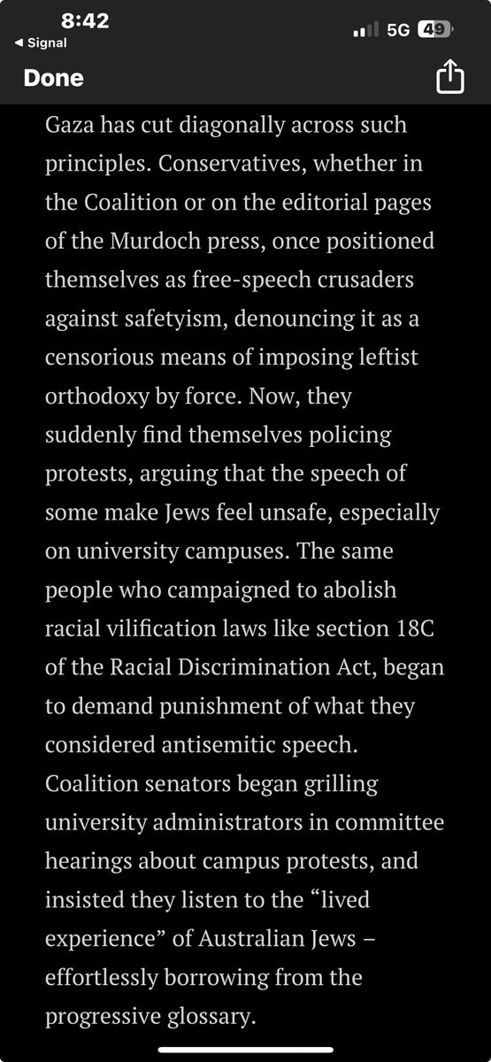 John Ruddick MLC (@johnruddick2) on Twitter photo Waleed Aly makes a good point.
Left-wingers support restricting speech to shut up right-wingers.
Right-wingers support restricting speech to shut up left-wingers.
Libertarians support whoever is being shut up.
<a href="/LibertariansNSW/">Libertarian Party NSW (formerly Liberal Democrats)</a> Waleed Aly makes a good point.
Left-wingers support restricting speech to shut up right-wingers.
Right-wingers support restricting speech to shut up left-wingers.
Libertarians support whoever is being shut up.
<a href="/LibertariansNSW/">Libertarian Party NSW (formerly Liberal Democrats)</a>