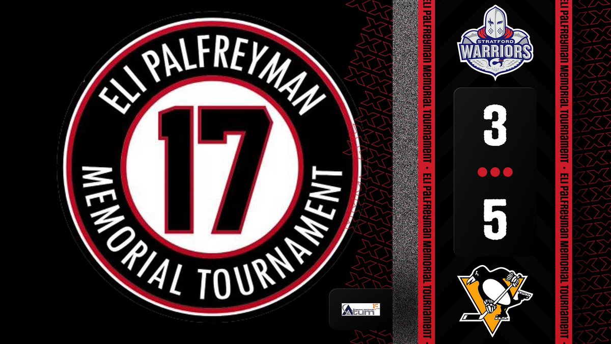 sachockey1899's tweet photo. Game 3 of the #EliP Memorial Tournament is final! @PghPensElite takes it 5-3 over @StratWarriors https://t.co/6HRH7Bc4Hw