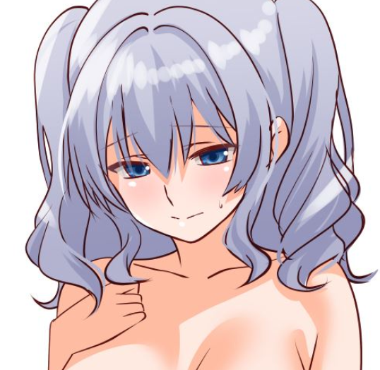 提督の執務室で大破する鹿島落書き^^; 