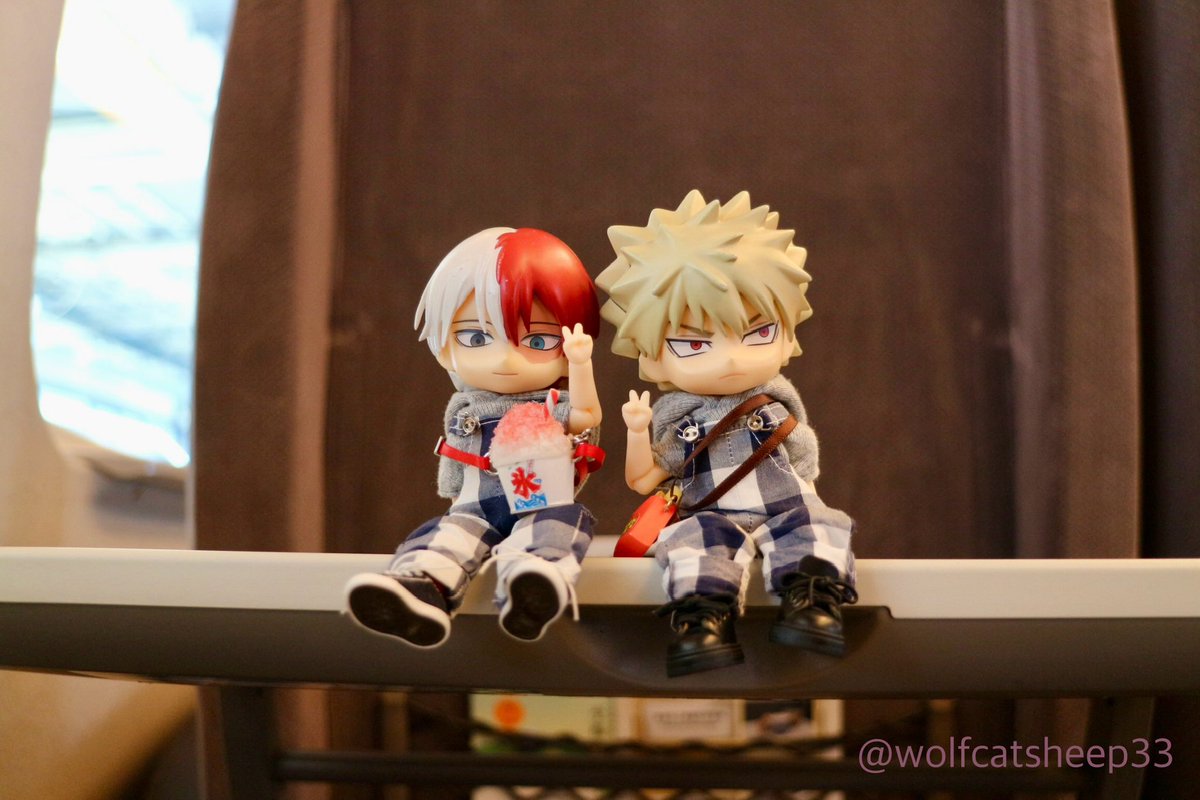 原画展へ✨✨

初めてのぷらっとこだま🚄で。
先日面白いコラム記事（コラム？）を読んでわたしも乗車してみたくなって🤭わくわくっ！

🍧🍟：<a href="/outil_l/">L'OUTIL 3103ルティ🤖 5/24ドールショウ　6/6川口　14 AKガーデン</a> 
焦凍👟：<a href="/5tu5tu/">そうこ</a> 
勝己：<a href="/chip_tea/">ちっぷ🐻🍯👟CHIP★STARS</a> 
outfit：自作

#ねんどろいどどーる