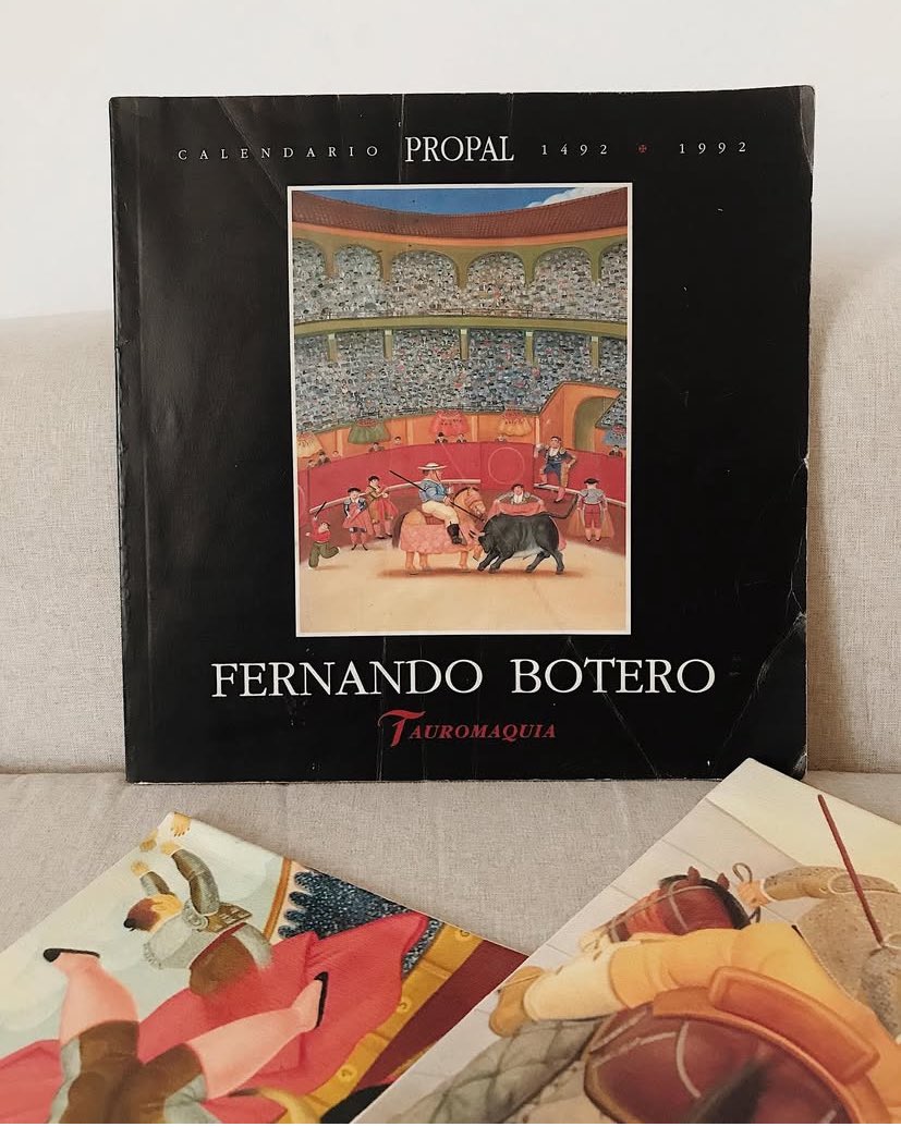 Leotoroscol's tweet photo. 🇨🇴 Libro: La Tauromaquia de Botero.
🇪🇸 Artista: Fernando Botero
🇲🇽 Estado: 8/10
🇵🇪 Precio: 70.000

🐂 Sinopsis: En este libro podrás encontrar pinturas taurinas elaboradas por el artista colombiano Fernando Botero y encontrarás unas amplia entrevista la cual brinda el maestro https://t.co/77WGD20gym