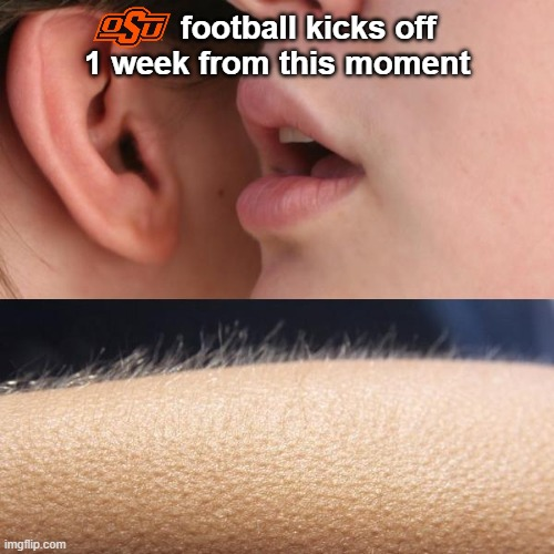 One. More. Week. 🤠🏈
