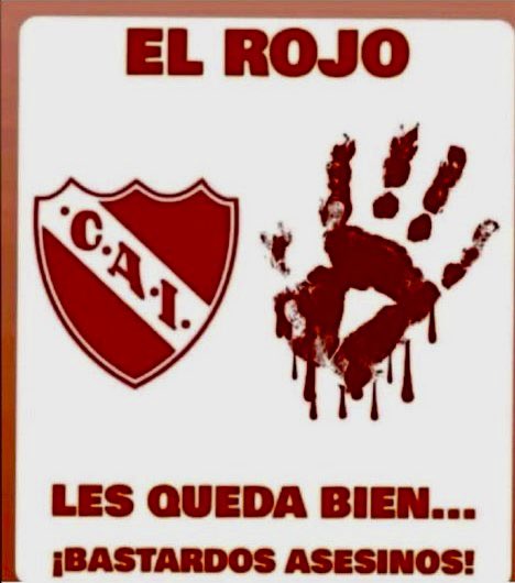 Elpublicista3's tweet photo. @Independiente Hijos del Gran PUTA! https://t.co/ntk9aK4U2W