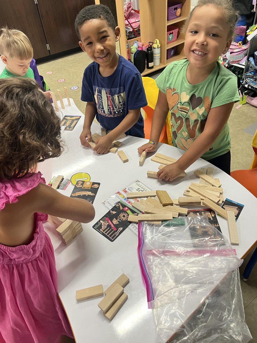 Today my kiddos were so excited to practice reading and math station rotations. We learned how to share and work with friends. <a href="/HumbleISD_CE/">Centennial Elementary</a> #buildingrelationships #stationtime