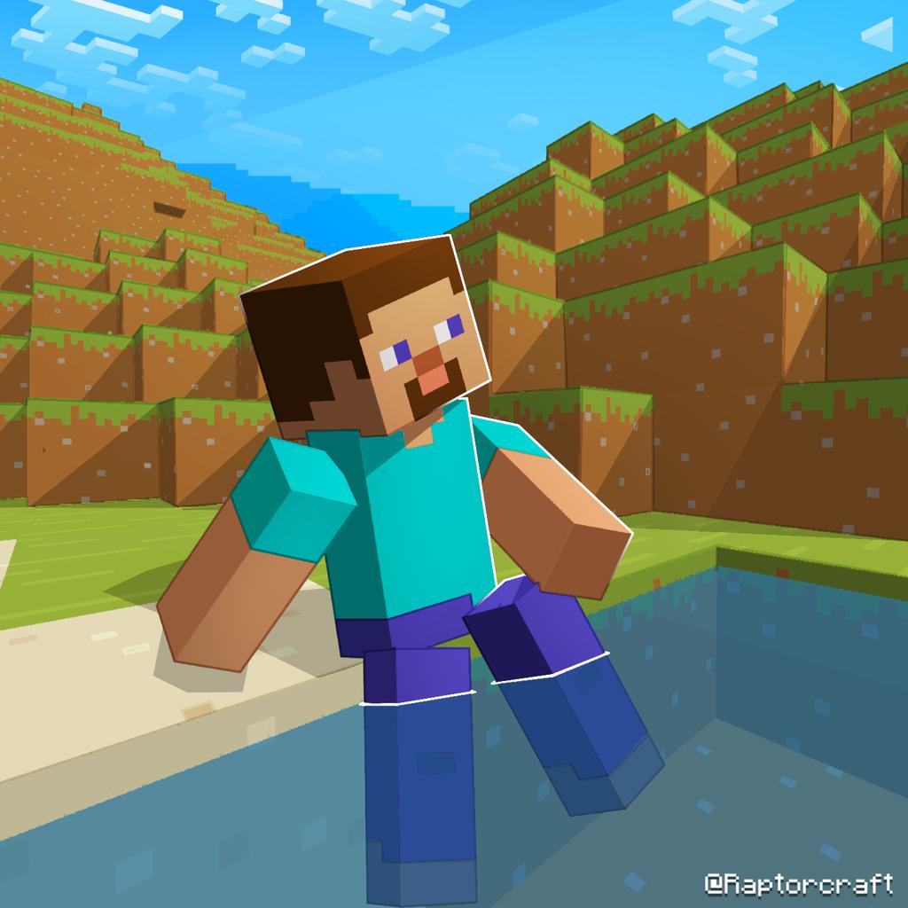 Nuevo Render :D, 

#minecraft #minecraftart 
#Blockbench #render <a href="/cmlcreators/">CML (Comunidad de Minecraft Latam)</a>