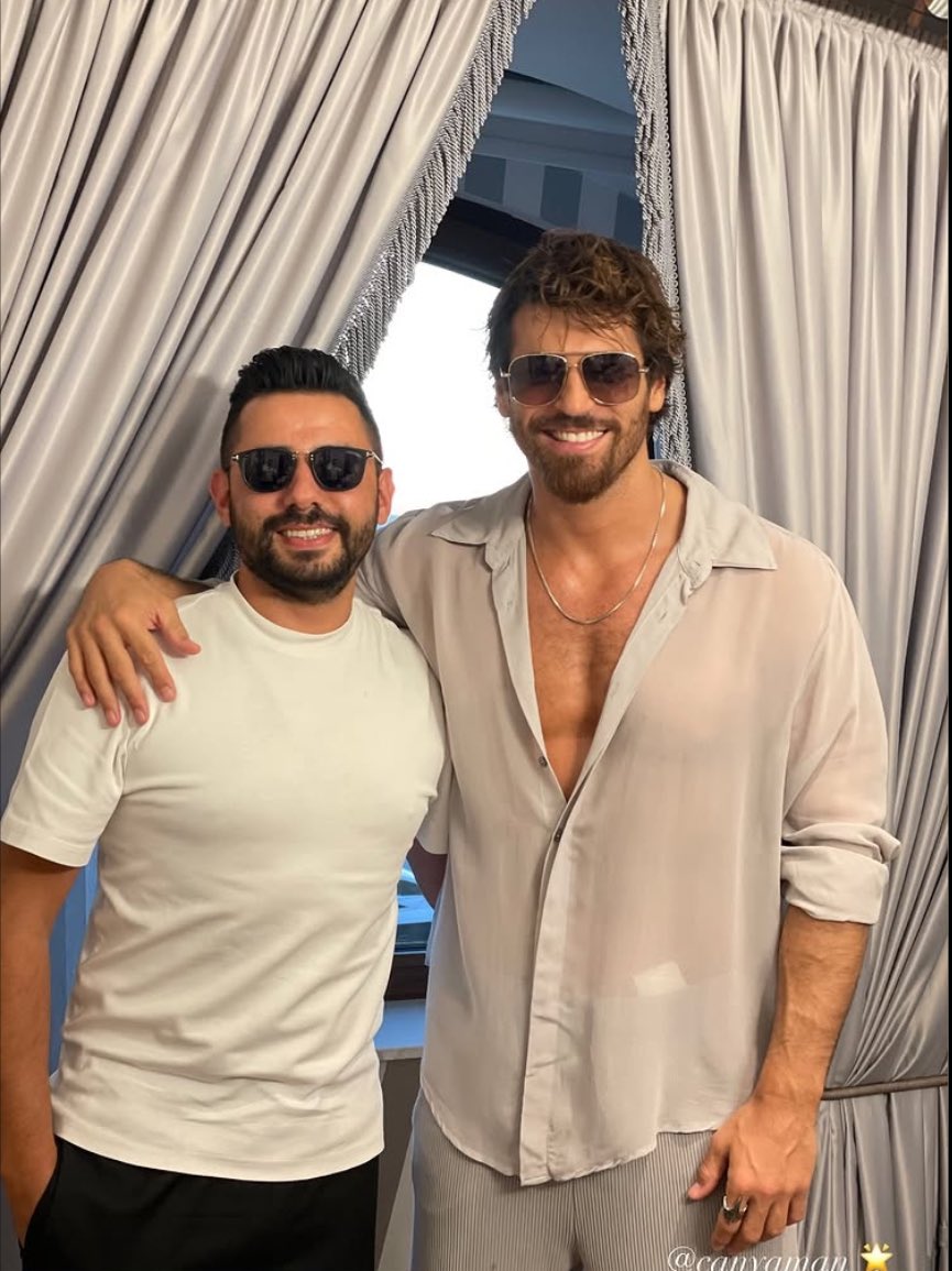 CanYaman IG Story - #CanYaman with his friend Omer.
