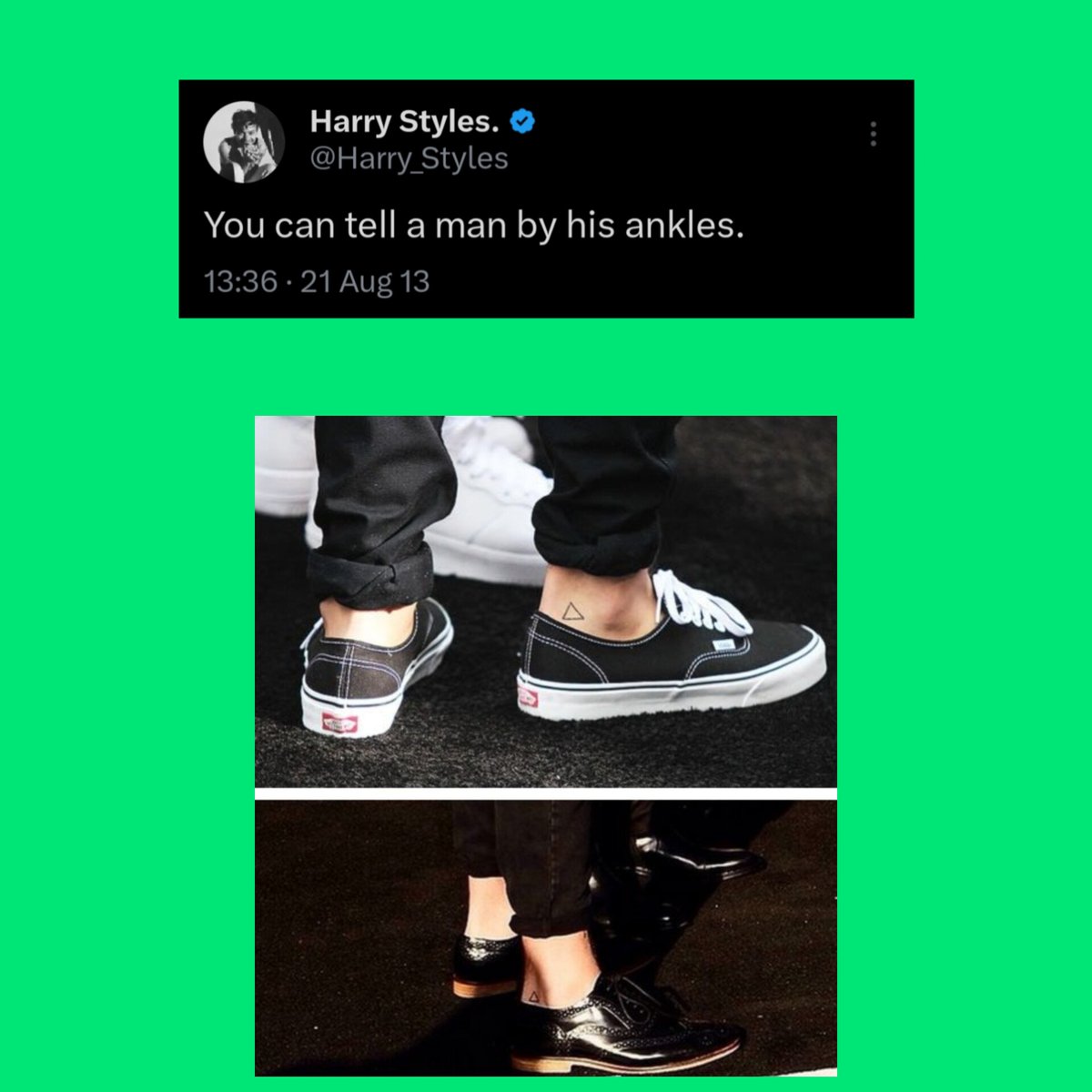 KStomska's tweet photo. 12 yrs ago today Harry gave us this iconic tweet 🤭
Picture added for science only 😂
#HarryStyles #IconicTweet #Throwback #Memories https://t.co/meFExyG8Du