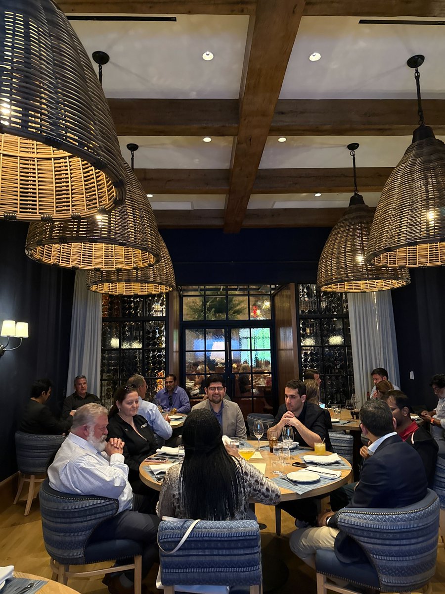 VentureBuildVC's tweet image. No slides. No pitches. Just great food &amp;amp; sharper ideas. 🍴✨ Our CEO dinner brought together founders from the Venture Builder Energy Accelerator w/ NOV—leaders shaping the future of O&amp;amp;G. #StartupSpeed