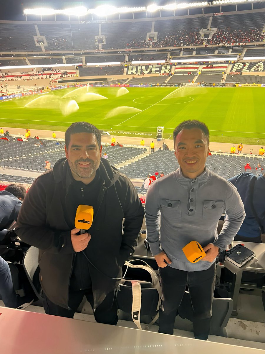 Ya en el Monumental para River-Libertad (21:30) por la 730AM-98.5FM y todas las plataformas digitales de ABC