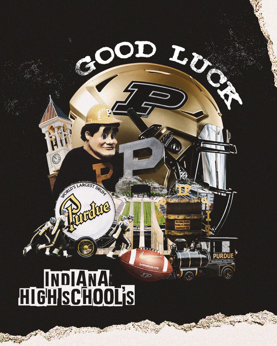 In 24 hours from now the state of Indiana will be kicking off high school football! Good luck to all the teams and coaches this season! Best time of the year!! #Boilerup🚂