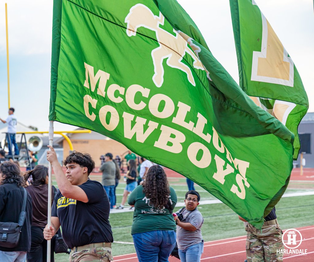 HarlandaleISD's tweet photo. McCollum High School kicked off the new school year last night with its annual Meet the Cowboys, where students, families and alumni came together to celebrate and show their Cowboy pride. Thank you to everyone who joined us and helped create such an exciting evening! https://t.co/nxg90SRgCG