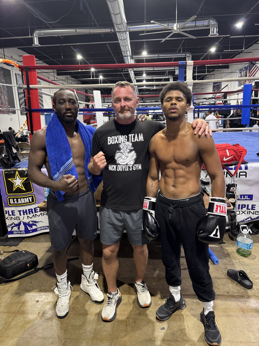 Mickdoylegym's tweet photo. Just wrapping up a week of watching greatness work. Two of the best to ever do it and one will make boxing history September 13.  What a time to be alive! https://t.co/sQbl3ewU6u