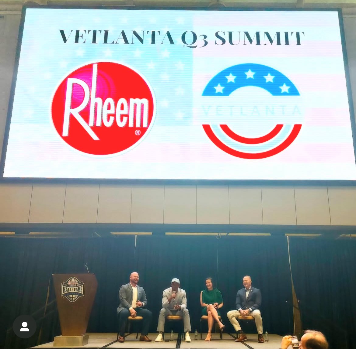 #vetlanta 3rd Quarter Summit yesterday evening at #ChickfilACFH