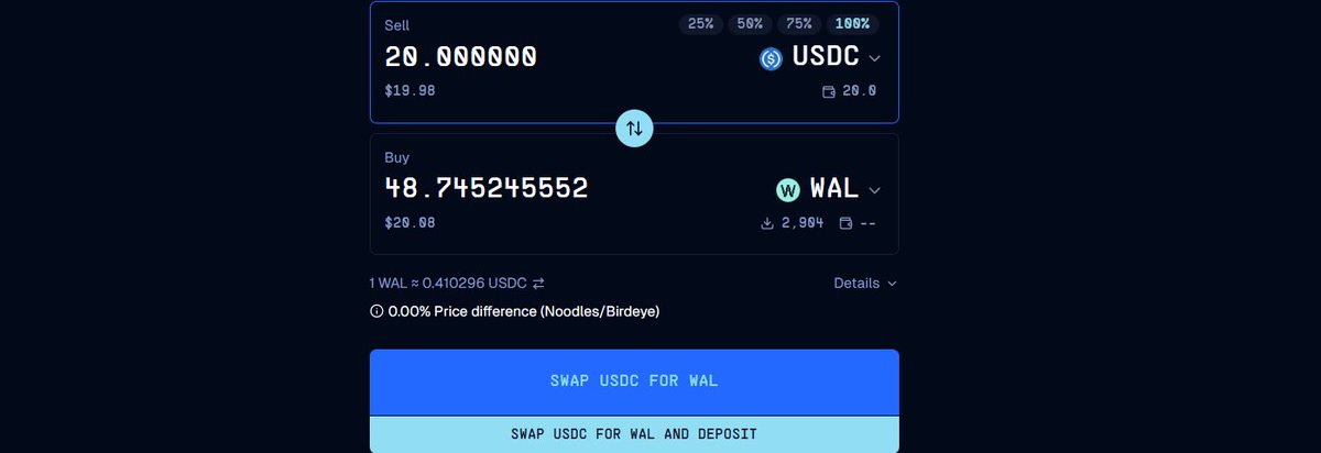 Day 60 of buying $20 worth of $WAL using <a href="/suilendprotocol/">Suilend</a>’s swap &amp; deposit feature until $WAL hits $1.

———

$WAL S2 drop: Over 80k wallets received a surprise. Check eligibility and claim here 👉 claim.walrus.xyz

Source: x.com/WalrusProtocol…

———

📊 Track my