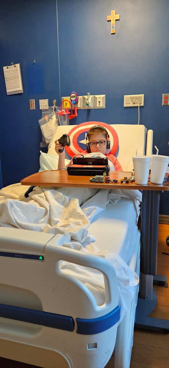 Little4Chuck's tweet photo. Our 10-year old son Calvin was diagnosed with osteosarcoma in his lower left leg this past June. We've started a very aggressive chemo treatment schedule, will have surgery/amputation in early-September, followed by another 3-4 months of chemo. He's been a trooper through all of this but it has obviously thrown our home/family life into a whirlwind. Please keep Calvin in your thoughts and prayers, that the cancer does not spread throughout his body and that his surgery/healing goes smoothly. My brother also setup a GoFundMe for Calvin if you are so led to help that way too.
https://t.co/ONG8TM2WdU