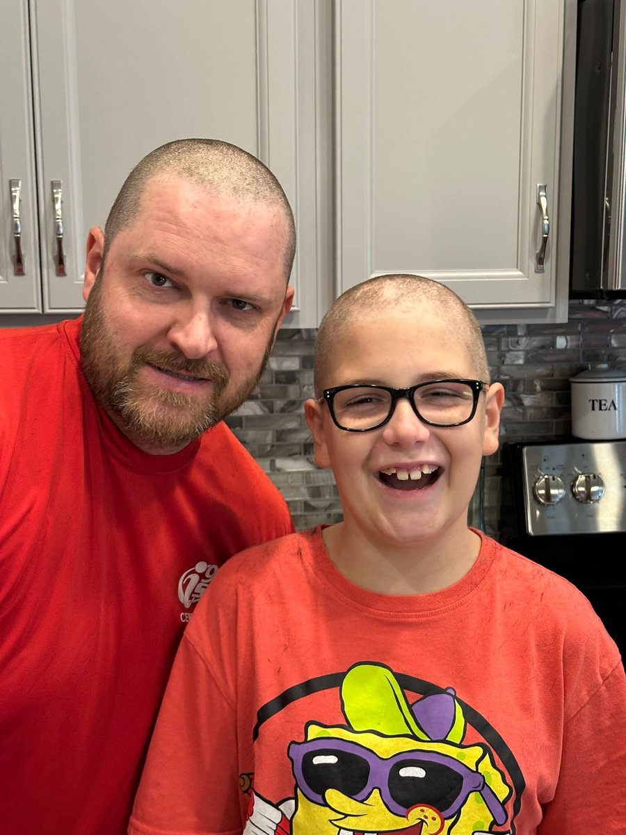 Little4Chuck's tweet photo. Our 10-year old son Calvin was diagnosed with osteosarcoma in his lower left leg this past June. We've started a very aggressive chemo treatment schedule, will have surgery/amputation in early-September, followed by another 3-4 months of chemo. He's been a trooper through all of this but it has obviously thrown our home/family life into a whirlwind. Please keep Calvin in your thoughts and prayers, that the cancer does not spread throughout his body and that his surgery/healing goes smoothly. My brother also setup a GoFundMe for Calvin if you are so led to help that way too.
https://t.co/ONG8TM2WdU