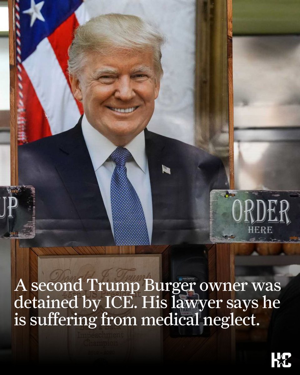 HoustonChron's tweet image. ICE detained a second Trump Burger owner, who founded the eatery's forerunner in 2016. His attorney says he's here legally.
houstonchronicle.com/news/houston-t…