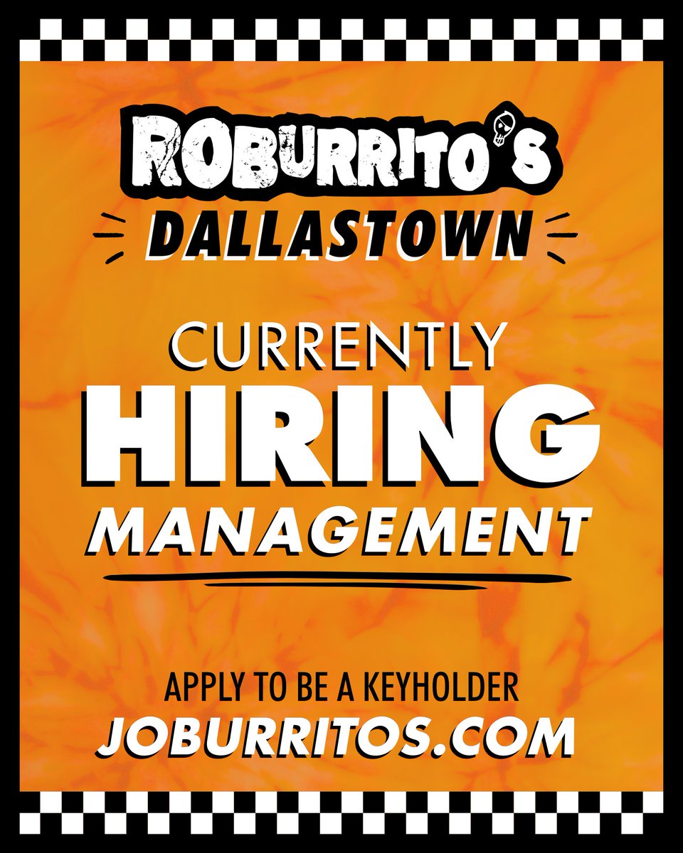 Our Dallastown shop is looking for a manager to join the crew! 🌯
Apply to be a keyholder 🔑 loom.ly/8HaTm60