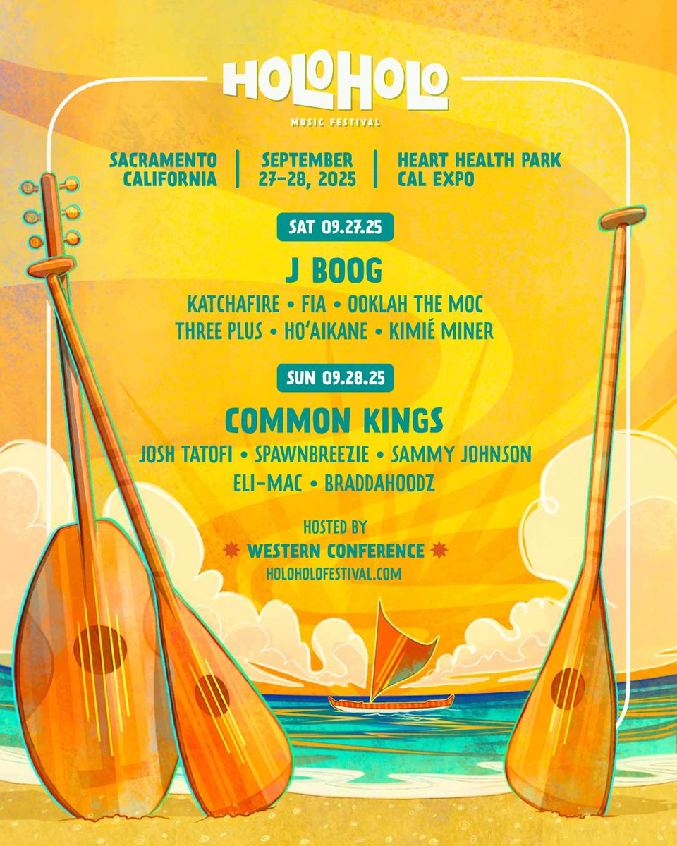 Cal Expo & CA State Fair (@castatefair) on Twitter photo 🌴 Holo Holo Music Festival is coming to Cal Expo, September 27 & 28! 🎶 Get ready to enjoy two days of island vibes, reggae rhythms, and the Great Island Cook Out! 🌺🔥
Get your tickets now: bit.ly/CE25holoholo 🌴 Holo Holo Music Festival is coming to Cal Expo, September 27 & 28! 🎶 Get ready to enjoy two days of island vibes, reggae rhythms, and the Great Island Cook Out! 🌺🔥
Get your tickets now: bit.ly/CE25holoholo