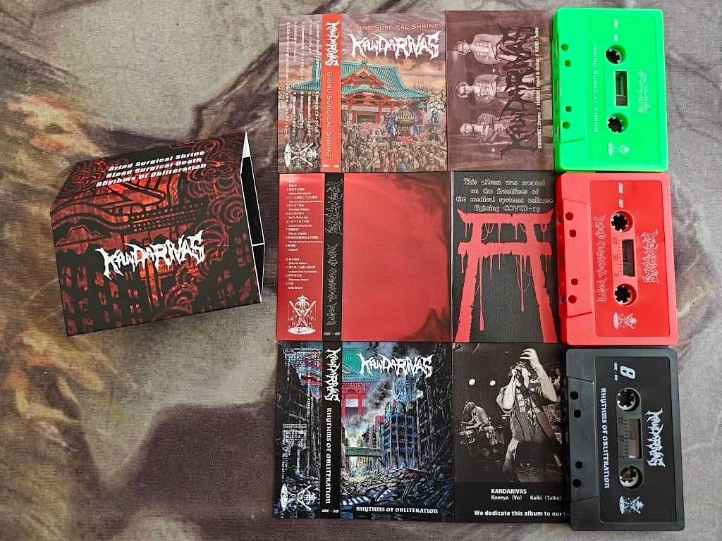【⛩️Next Kanda⛩️】

🤘平日火曜日グラインドコア祭りです🤘

カセットテープボックス📼届きましたので
この日から販売致します!!

New Zealand Grindcore大注目株
FORCED STARVATION！！！

ニュージーランド産グラインドコア
大注目株がついに来日🤘
来年激昂祭ヘッドライナーP.L.F好きならマスト‼️