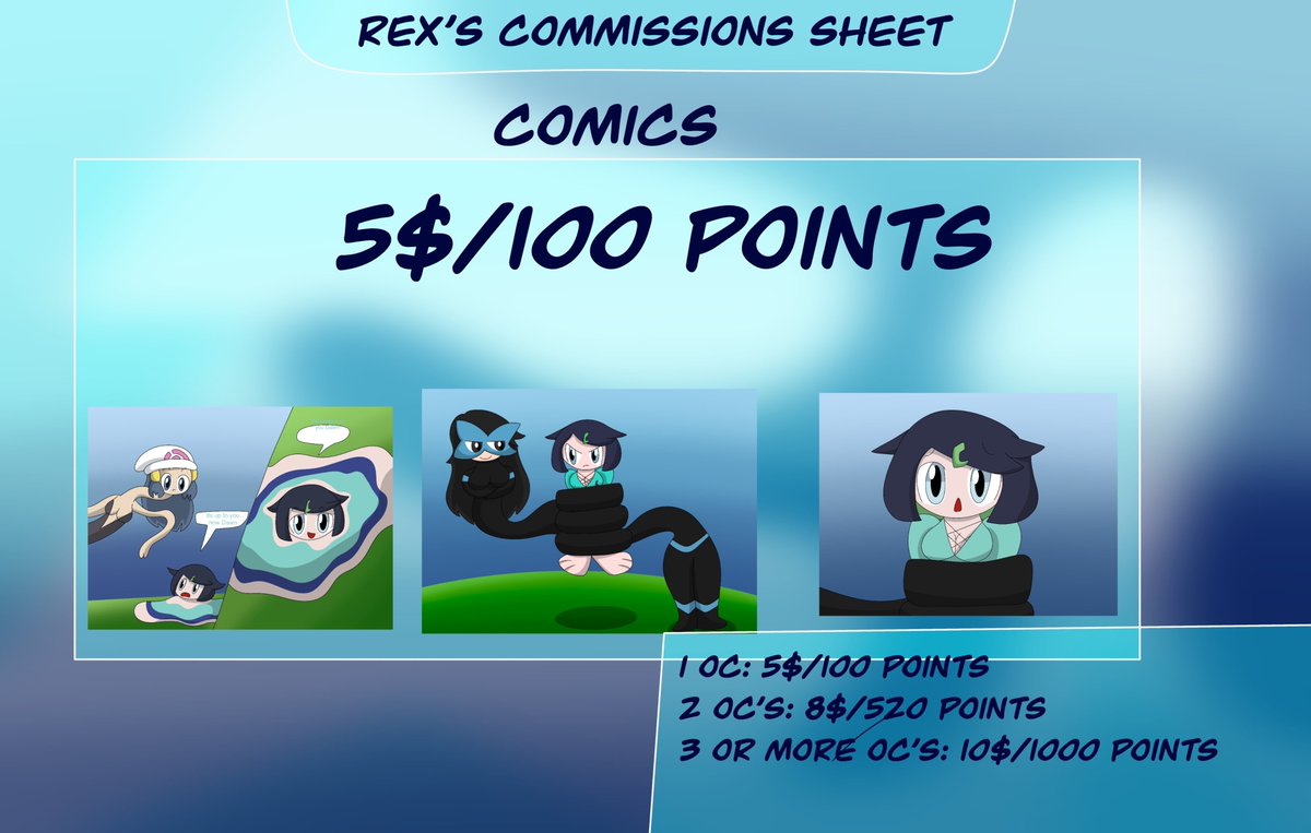 RexGamerVT Closed Commissions tweet media
