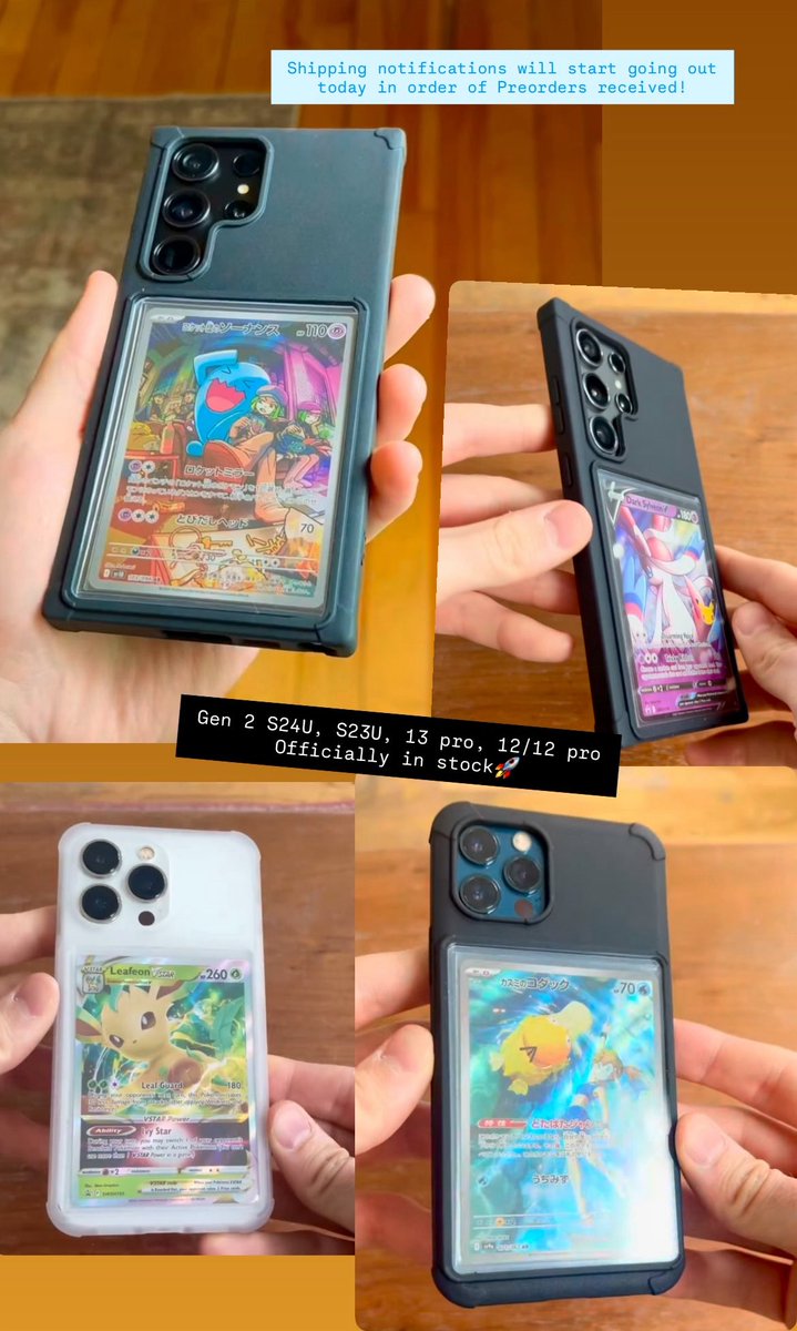 More Gen 2 models in stock! S24U, S23U, iP 13 Pro, 12/12 Pro!