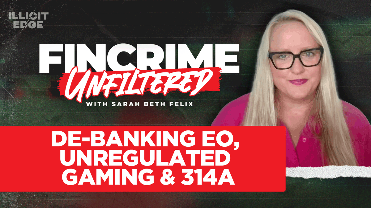 illicitedge's tweet photo. Fair Banking, Mexican FinCEN Measures & UIGEA Explained | FinCrime Unfiltered

In this episode of FinCrime Unfiltered, Sarah Beth Felix breaks down major regulatory updates and compliance frameworks shaping financial crime prevention in the U.S. and abroad:

- FINCEN Extends Measures for Mexican Financial Institutions
- Executive Order on Guaranteeing Fair Banking for All Americans
- UIGEA (Reg GG)
- USA Patriot Act: Section 314A

Proudly Supported by Thomson Reuters

#FinCrime #AML #Compliance #RiskManagement
#FinCEN #PatriotAct #UIGEA #FairBanking

YouTube: https://t.co/YXUwbh5PGs
Spotify: https://t.co/vNbeeGQrBf
Apple: https://t.co/pkQbEBbZLm