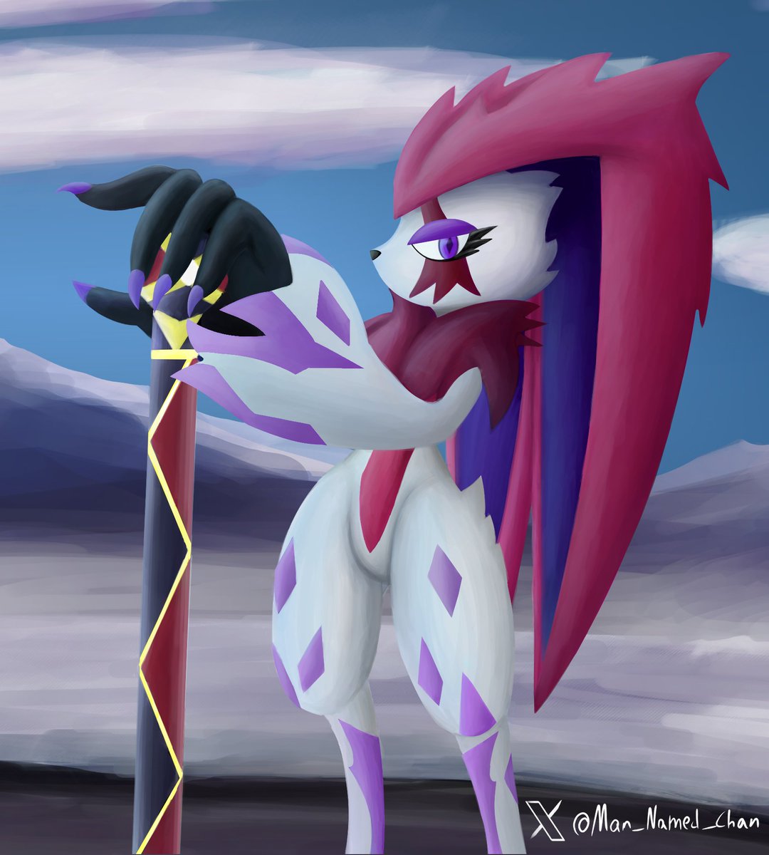 In addition, here's a cropped version that shows the render of Divinity a bit better. #oc #victini