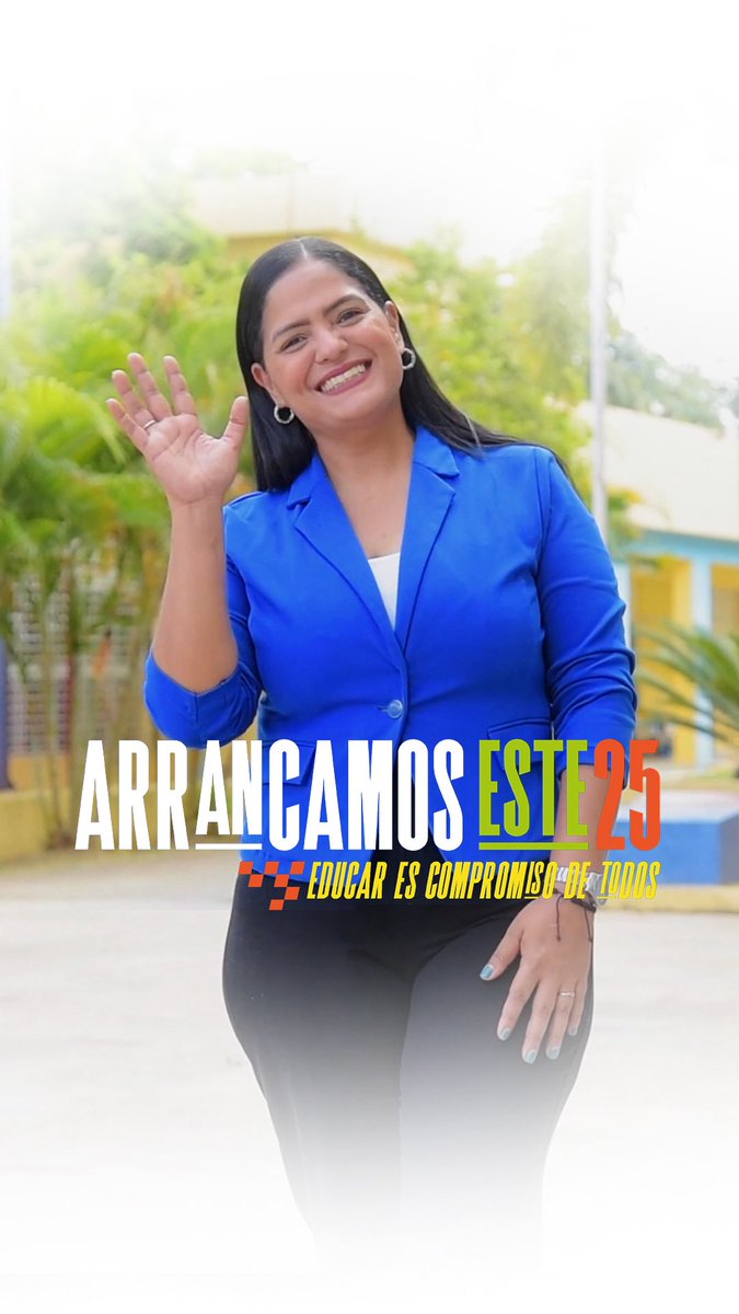 EducacionRDo's tweet photo. Este 25 de agosto arrancamos preparados y con entusiasmo para iniciar el año escolar 2025-2026. 📚✏️

¡Listos para aprender, divertirse y, construir el futuro de nuestros niños, niñas y jóvenes! 🙌🎒

#AñoEscolar2025 https://t.co/sVza01FAfc
