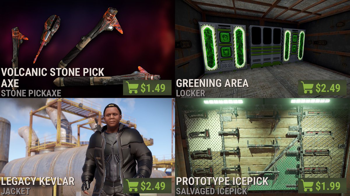 RustItemStore's tweet image. 🚨 NEW ITEM STORE 🚨
store.steampowered.com/itemstore/2524…

#rust #playrust #rustskins #rustworkshop